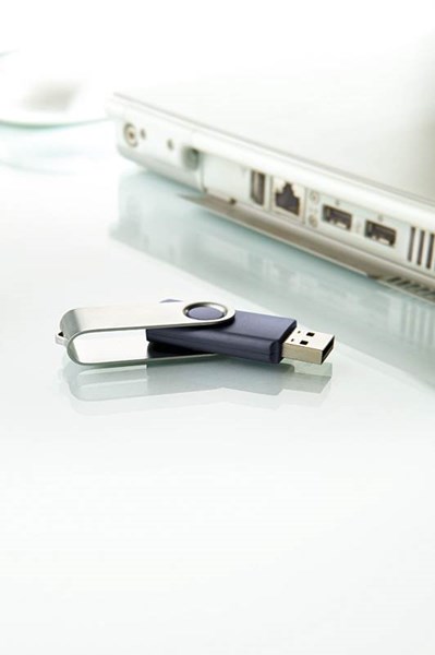 Obrázky: USB kľúč 8 GB, modrá, Obrázok 3