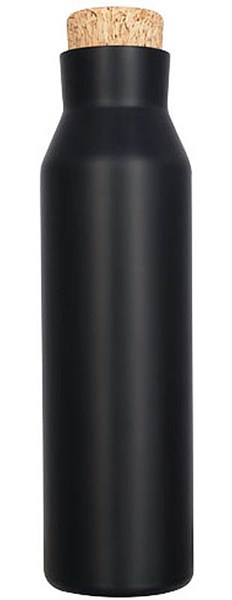 Obrázky: Čierna fľaša s korkovým uzáverom, 590 ml, Obrázok 4