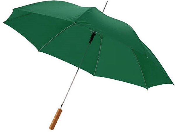 Obrázky: Zelený automatický dáždnik, tvarovaná rukoväť