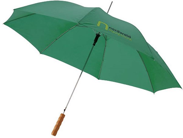 Obrázky: Zelený automatický dáždnik, tvarovaná rukoväť, Obrázok 3