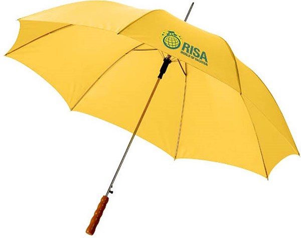 Obrázky: Žltý automatický dáždnik, tvarovaná rukoväť, Obrázok 3