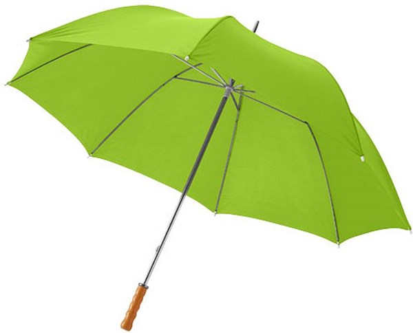 Obrázky: Veľký golf.dáždnik,tvarovaná rukoväť, limetkový