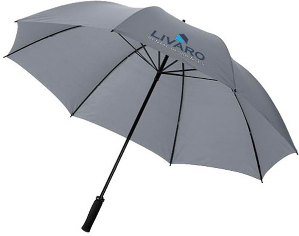 Obrázky: Veľký golfový dáždnik odolný voči búrke, šedý, Obrázok 3