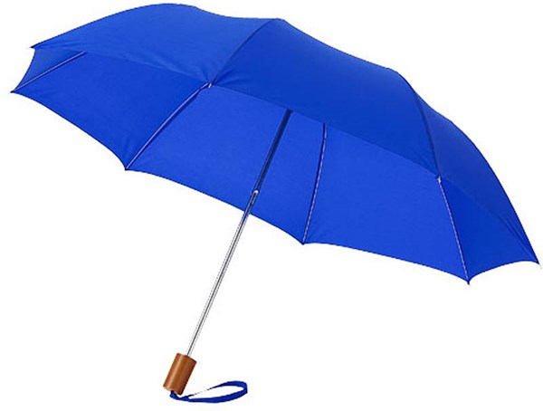Obrázky: Kráľovsky modrý skladací dáždnik, rovná rukoväť