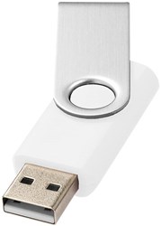 Obrázky: Twister basic bielo-strieborný USB disk 32GB