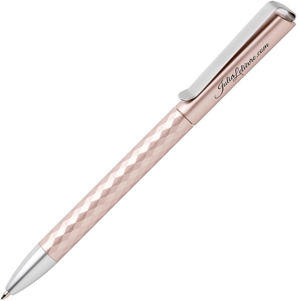 Obrázky: Plastové pero s kovovým klipom, ružové, Obrázok 5
