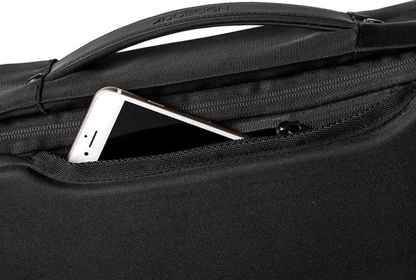 Obrázky: Čierny ruksak /aktovka s ochranou proti vreckárom, Obrázok 2