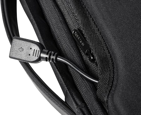 Obrázky: Čierny ruksak /aktovka s ochranou proti vreckárom, Obrázok 3