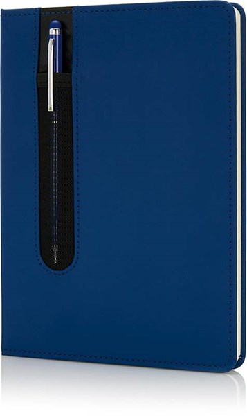 Obrázky: Modrý blok A5 so stylusovým perom
