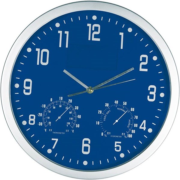 Obrázky: Modré hodiny s odnímateľnou reklamnou plochou, Obrázok 2