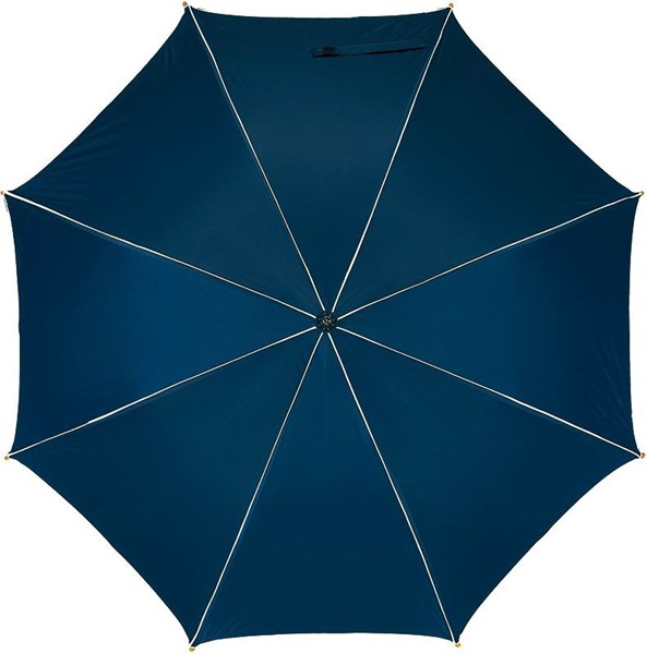 Obrázky: Modrý automatický dáždnik s kontrastným lemovaním, Obrázok 2