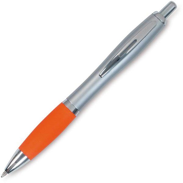 Obrázky: OKAY,guličkové pero,oranžová/strieborná