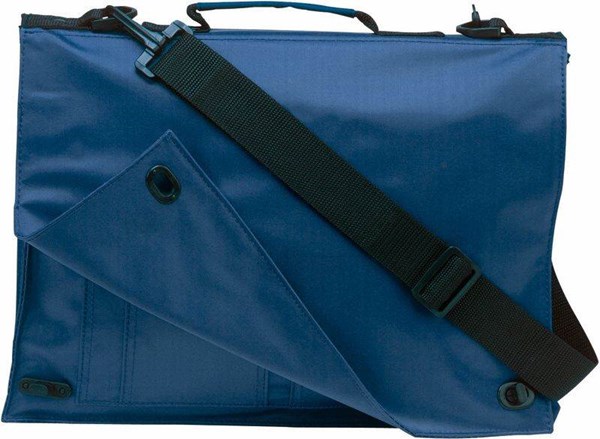 Obrázky: Nylónová taška cez rameno, modrá, Obrázok 3