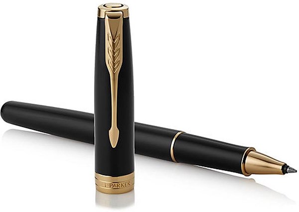 Obrázky: PARKER Sonnet Black GT, plniace pero, roller, Obrázok 3