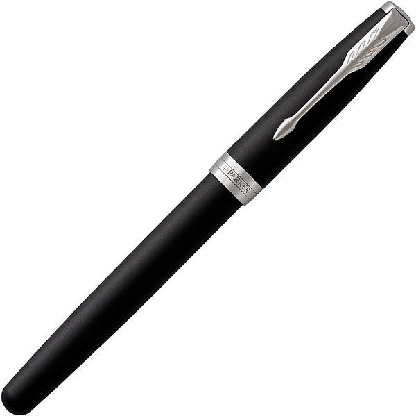 Obrázky: PARKER Sonnet Matte Black CT,roller, Obrázok 2