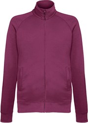 Obrázky: Vínová zapínacia mikina SWEAT JACKET 240, XL