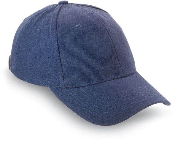 Obrázky: Šesťdielna baseballová čiapka, modrá