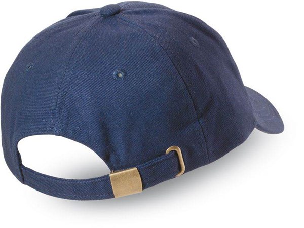 Obrázky: Šesťdielna baseballová čiapka, modrá, Obrázok 2