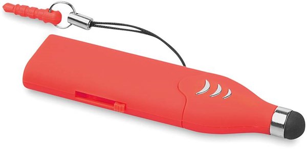 Obrázky: OTG Touch USB flash disk 4 GB so stylusom,červený