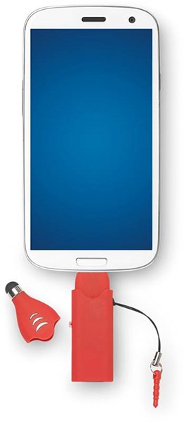 Obrázky: OTG Touch USB flash disk 4 GB so stylusom,červený, Obrázok 6