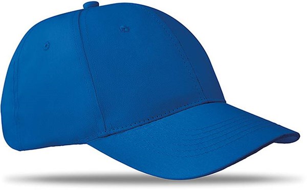 Obrázky: Šesťpanelová baseballová čiapka, kráľ.modrá