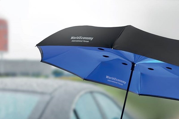 Obrázky: Obojstranný dáždnik kráľovsky modrý, Obrázok 5
