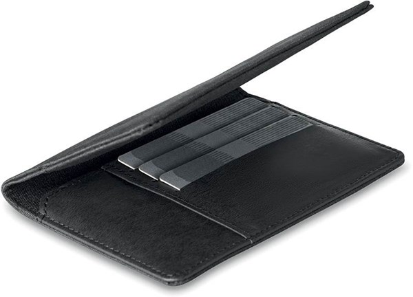 Obrázky: Šedo-čierna RFID peňaženka/obal na cestov. doklady, Obrázok 8