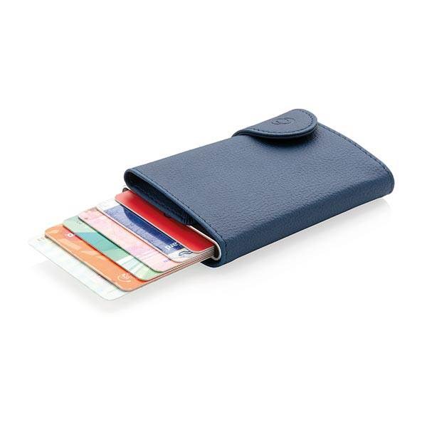 Obrázky: Modré RFID puzdro C-Secure na karty a bankovky