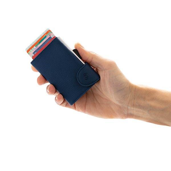 Obrázky: Modré RFID puzdro C-Secure na karty a bankovky, Obrázok 8