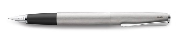 Obrázky: LAMY studio brushed steel, plniace pero, hrot EF