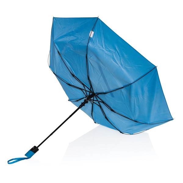 Obrázky: Skladací mini dáždnik,190T RPET AWARE™, modrý, Obrázok 3