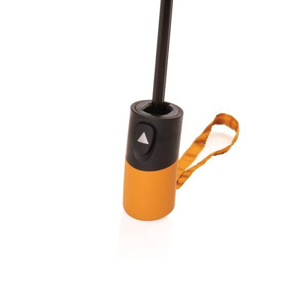 Obrázky: Skladací mini dáždnik,190T RPET AWARE™,oranžový, Obrázok 4