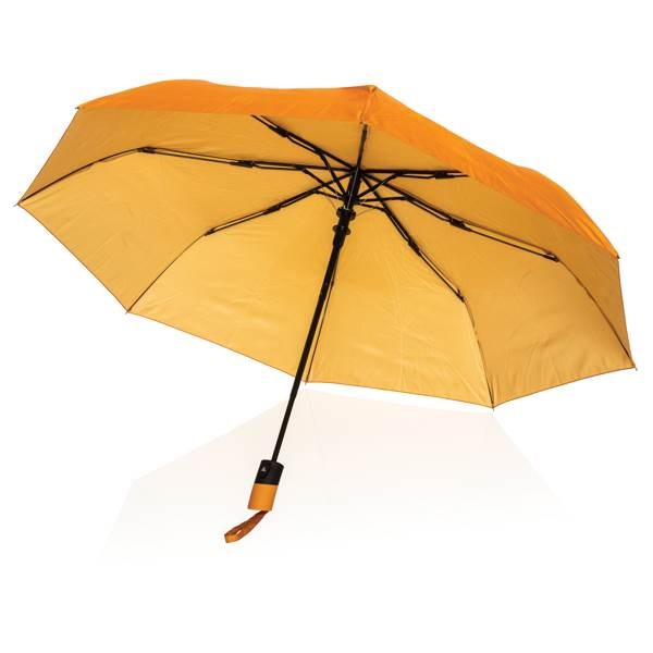 Obrázky: Skladací mini dáždnik,190T RPET AWARE™,oranžový, Obrázok 7