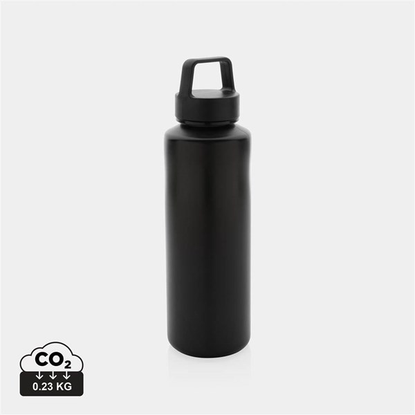 Obrázky: Fľaša na vodu s madlom z RPP 500 ml čierna, Obrázok 7