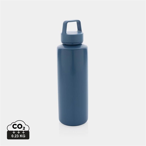 Obrázky: Fľaša na vodu s madlom z RPP 500 ml modrá, Obrázok 5