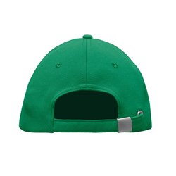 Obrázky: Zelená päťpanelová čiapka z RPET polyesteru