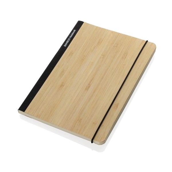 Obrázky: Čierny zápisník Scribe A5,mäkký bambusový obal, Obrázok 2