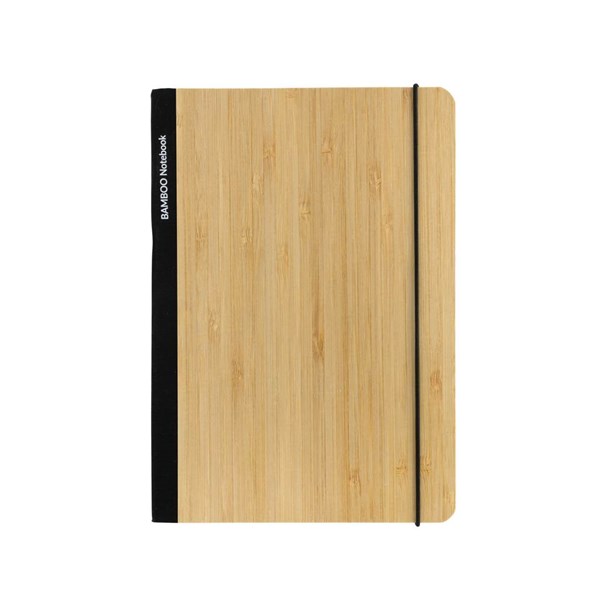 Obrázky: Čierny zápisník Scribe A5,mäkký bambusový obal, Obrázok 4
