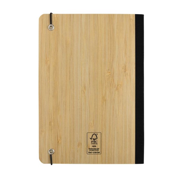Obrázky: Čierny zápisník Scribe A5,mäkký bambusový obal, Obrázok 5