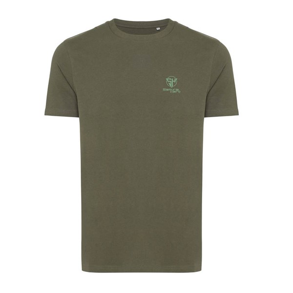 Obrázky: Unisex tričko Bryce, rec.bavlna, khaki XS, Obrázok 4