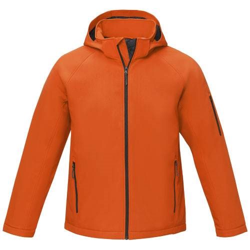 Obrázky: Pán. oranžová zateplená softshell. bunda Notus XL, Obrázok 4