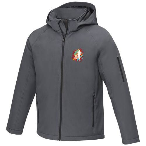 Obrázky: Pán.tmav.šedá zateplená softshell. bunda Notus XL, Obrázok 5