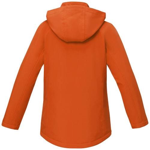 Obrázky: Dám.oranž. zateplená softshellová bunda Notus XXL, Obrázok 2