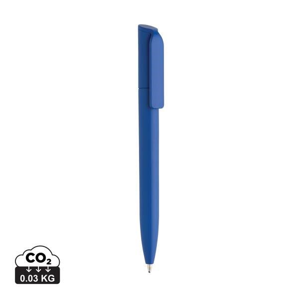 Obrázky: Stredne-modré mini pero z GRS recykl. plastu, Obrázok 7