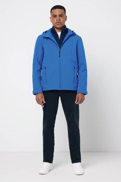 Obrázky: Pán.softshell bunda Makalu,rec.PESkráľ.modrá 3XL, Obrázok 5