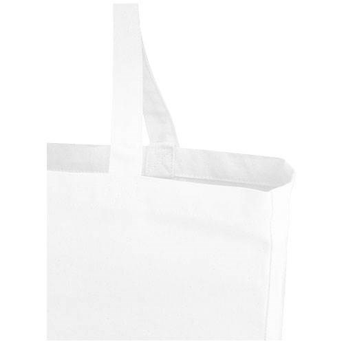 Obrázky: Biela recykl. nákupná taška 220g, dlhé uši, Obrázok 2