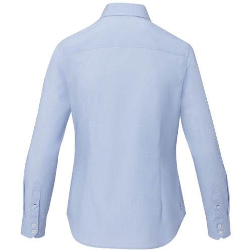 Obrázky: Sv. modrá dámska košeľa, dl.rukáv-certif. GOTS, XL, Obrázok 2