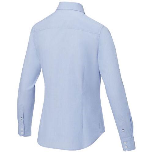 Obrázky: Sv. modrá dámska košeľa, dl.rukáv-certif. GOTS, XS, Obrázok 3