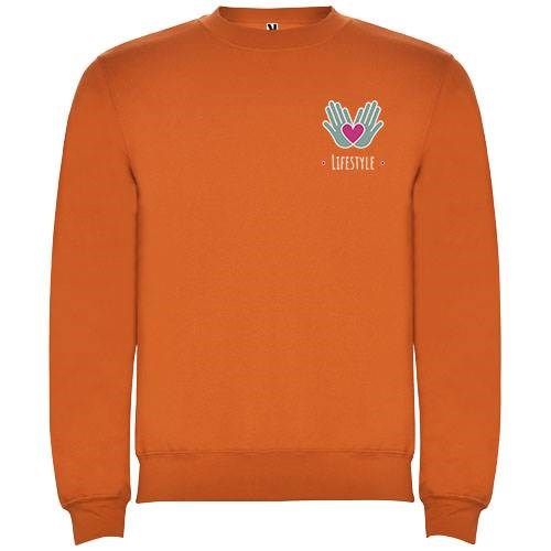 Obrázky: Unisex mikina Clasica 280, oranžová 3XL, Obrázok 3