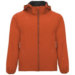 Obrázky: Oranžová unisex softshellová bunda Siberia L